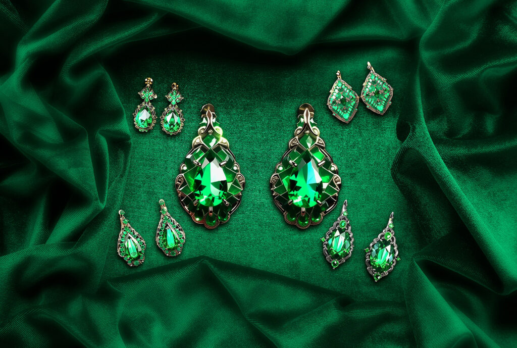 What Color Jewelry Goes With Green Dress